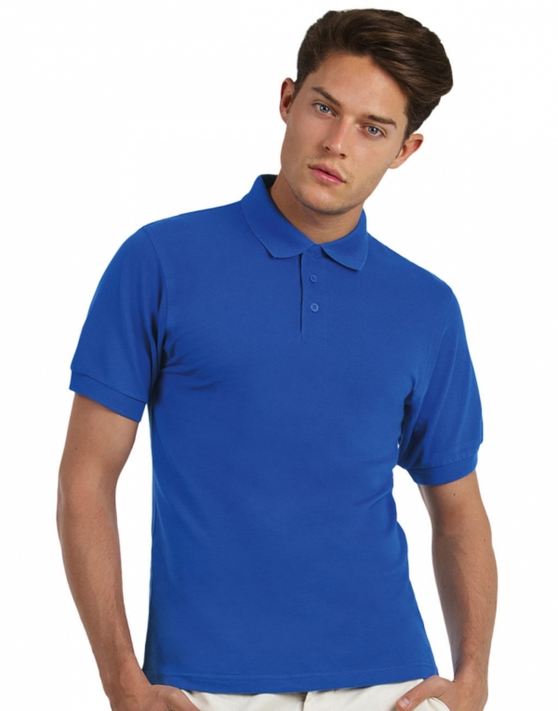 UniformeBucatari.ro - Tricou polo pique ospatar sau barman, model barbat 