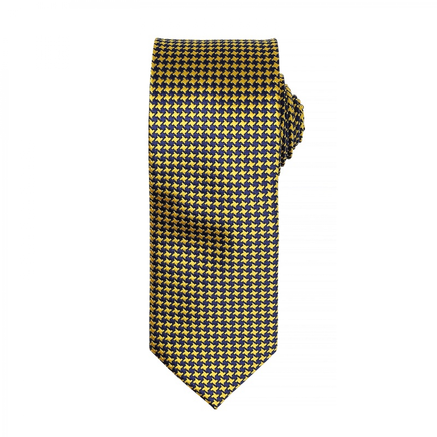 Cravata business lata cu imprimeu pepit pentru receptioner hotel, model barbat