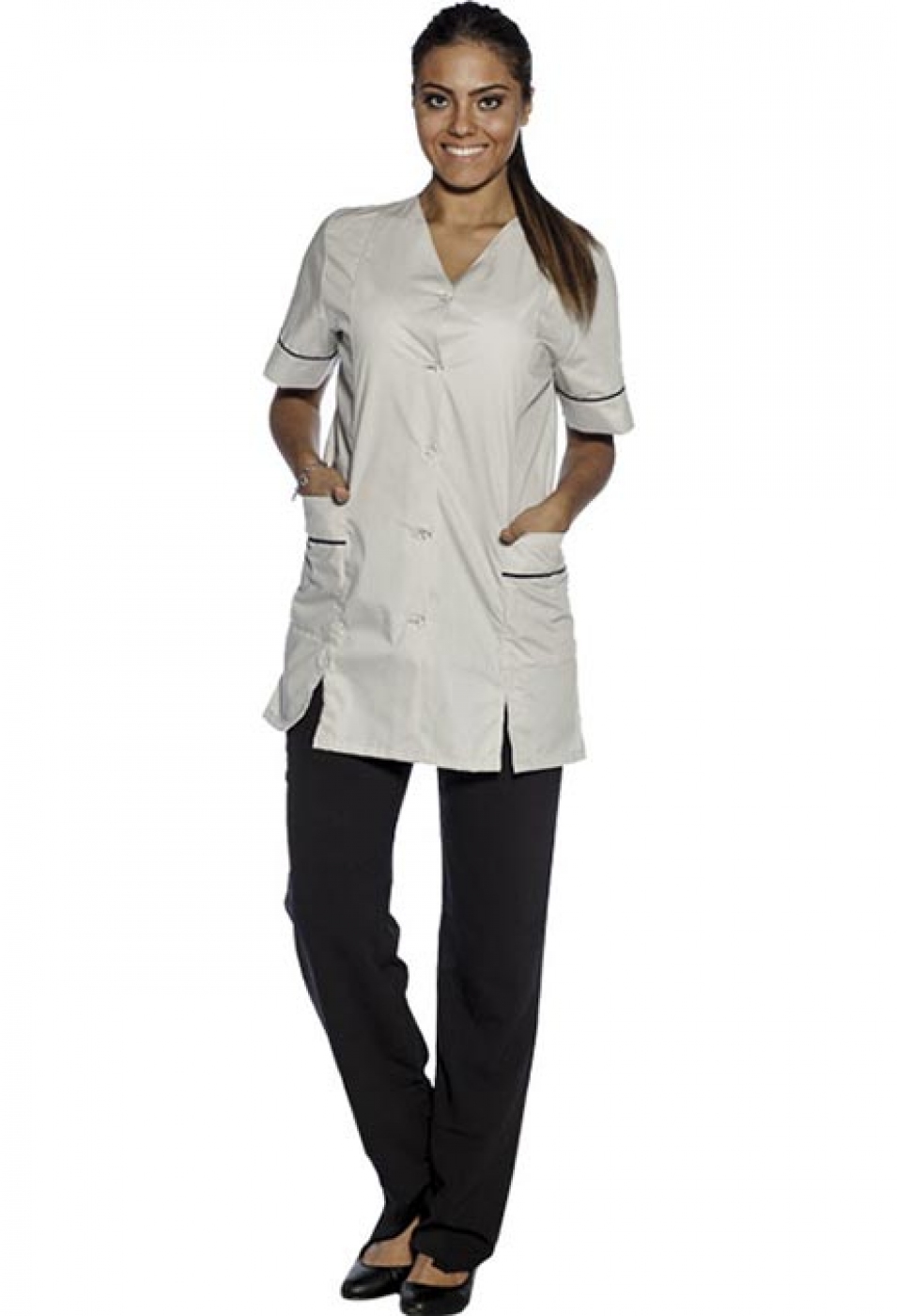 Uniforme Curatenie Halat Femeie De Serviciu Model Lung Cu