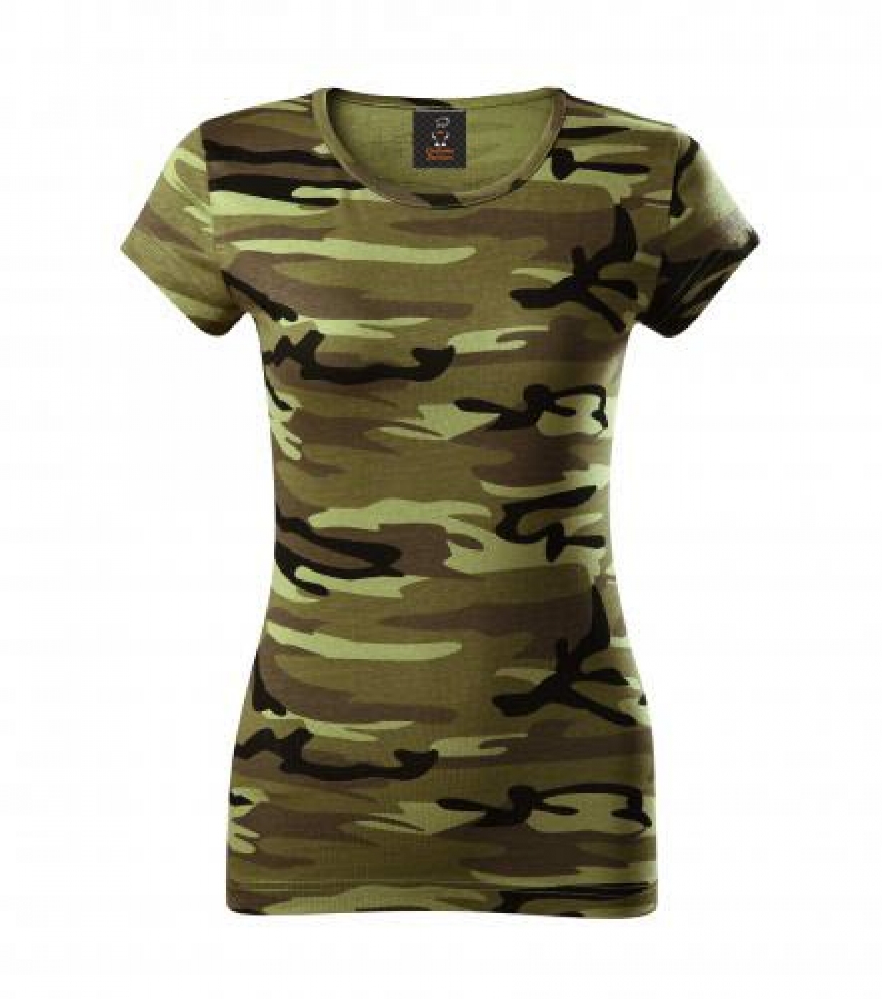 Tricou camuflaj, din bumbac, model dama