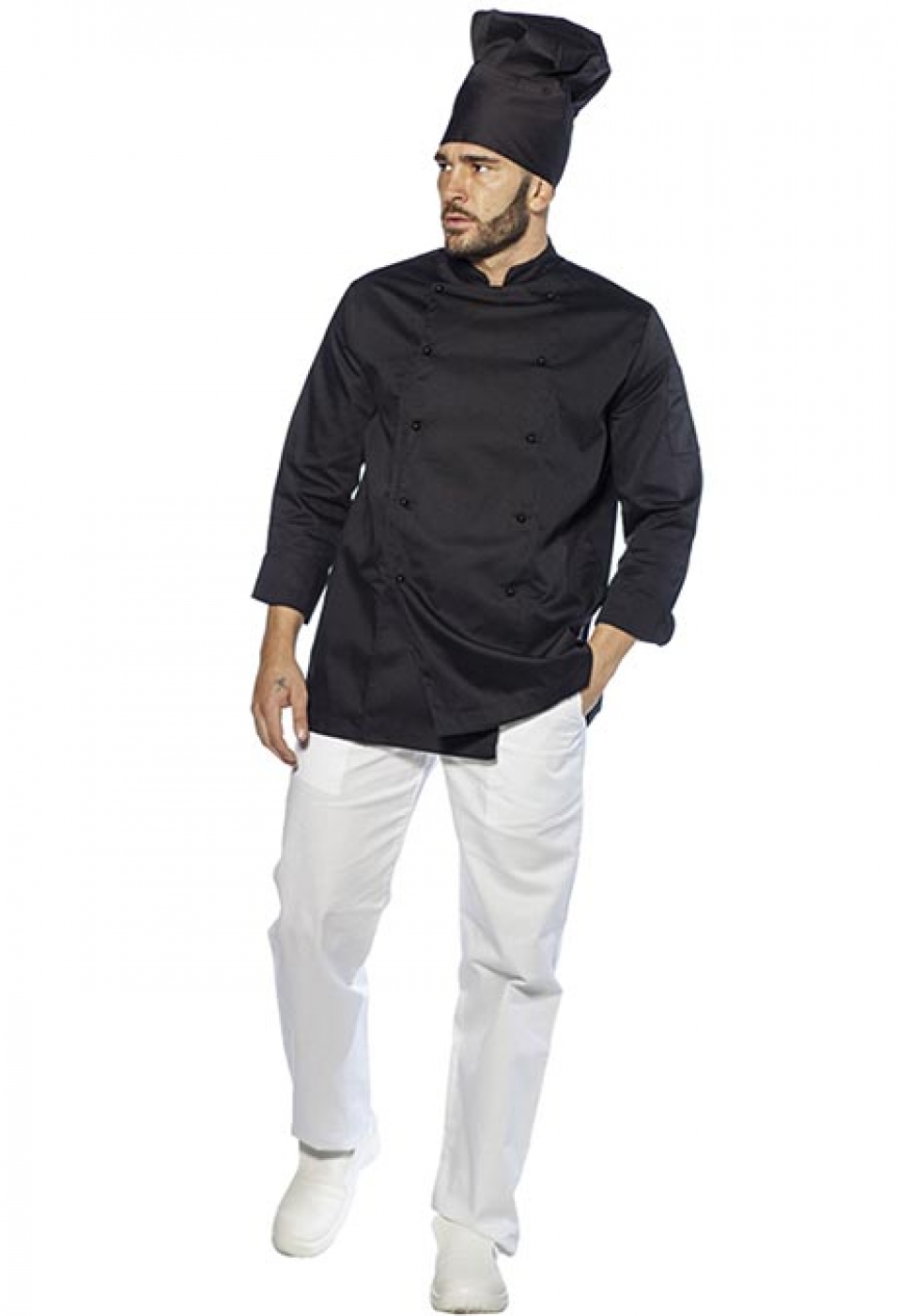 UniformeBucatari.ro - tunica bucatar clasica cu maneca lunga, model unisex