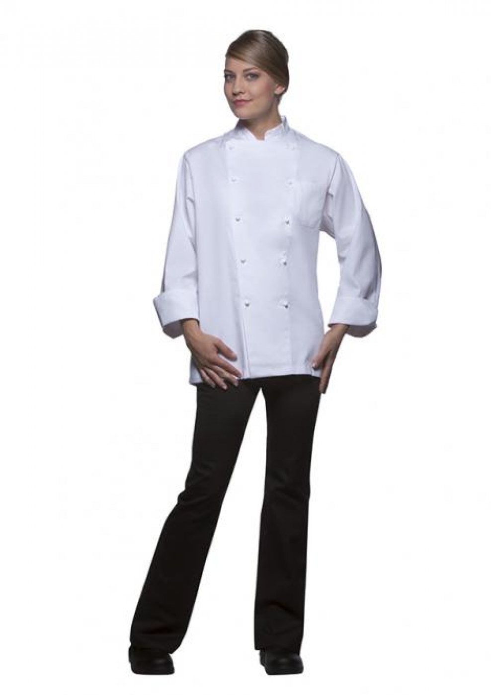 UniformeBucatari.ro - tunica bucatar clasica cu maneca lunga, model unisex