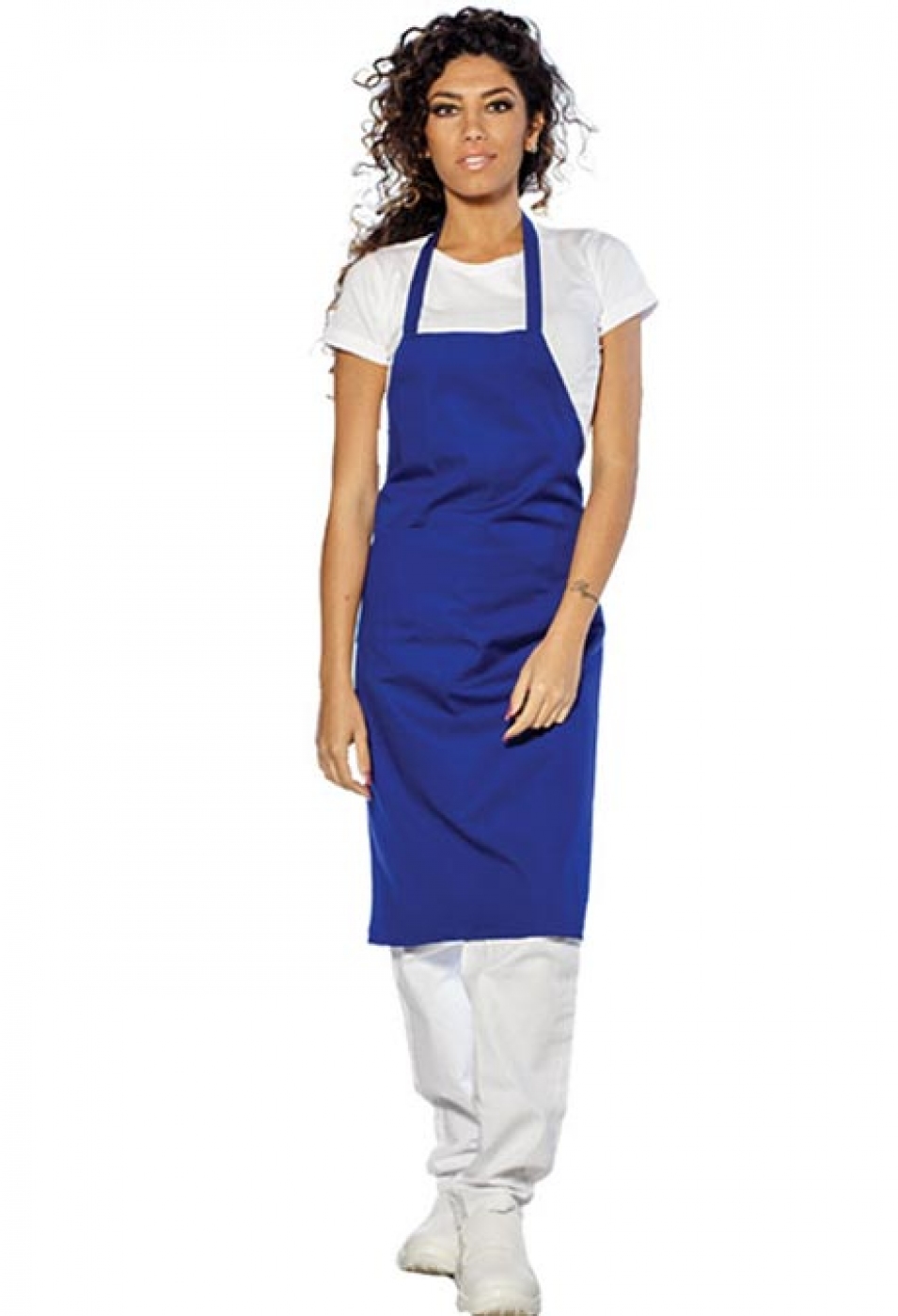UniformeBucatari.ro - Sort cu pieptar bucatar sau chef bucatar cu buzunar lateral, model unisex