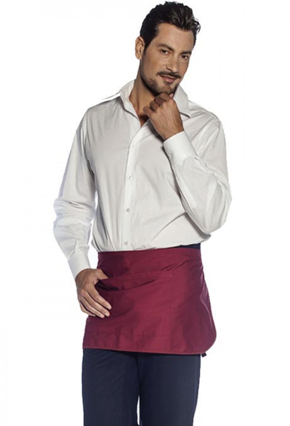 UniformeBucatari.ro - Sort tip fusta pentru bucatar sau chef bucatar cu buzunar central, unisex