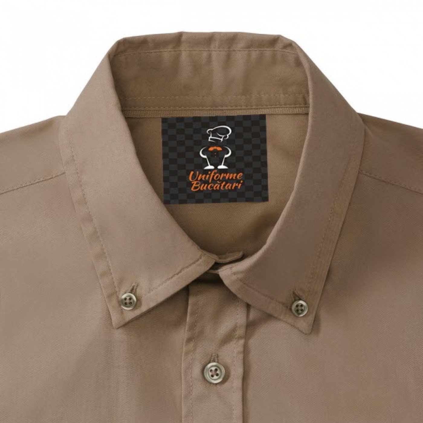 Uniforme Ospatari - Camasa ospatar, cu buzunar si guler cu nasturi, de barbat