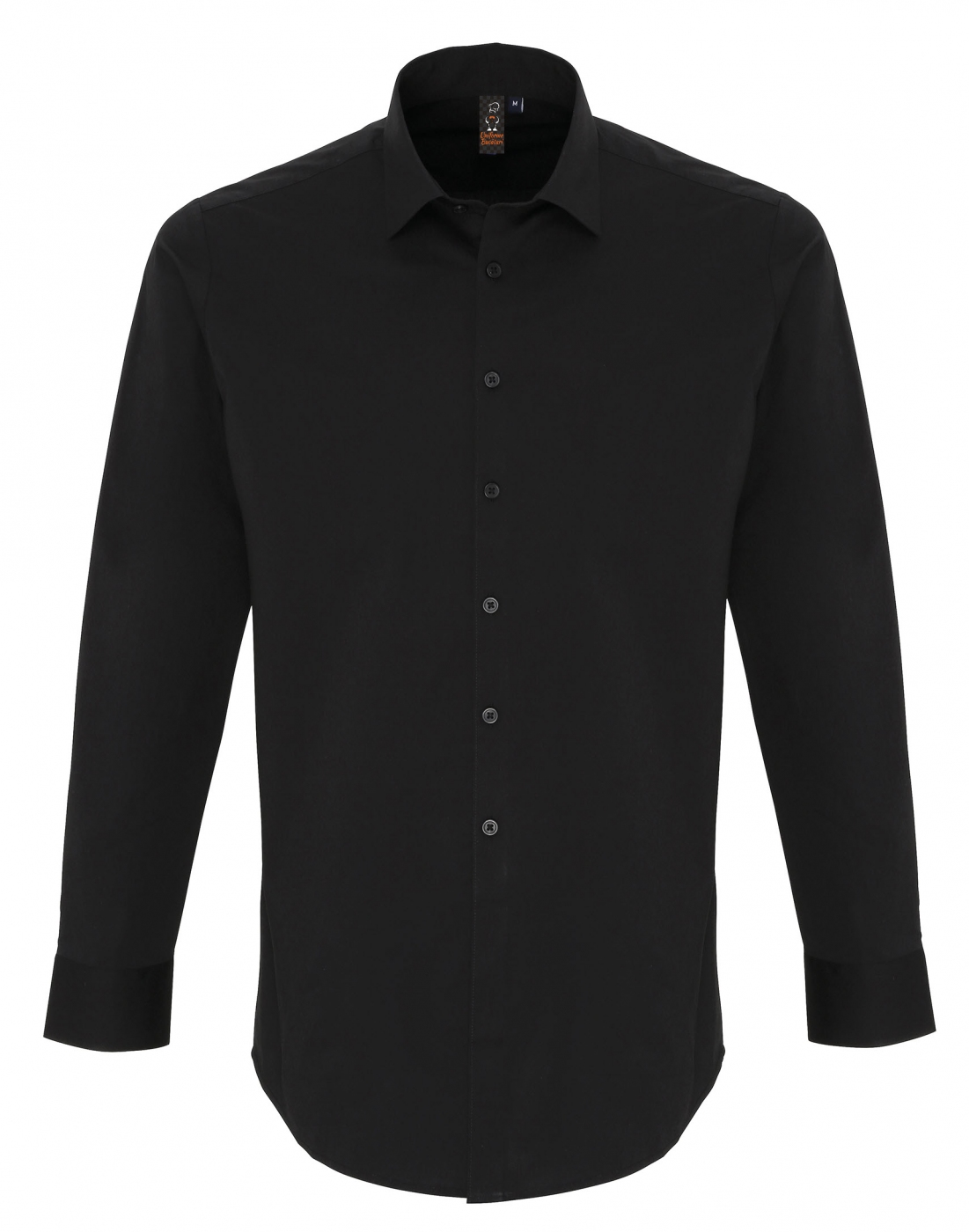 UniformeBucatari.ro - Camasa ospatar, cu guler drept, model slim fit, barbat