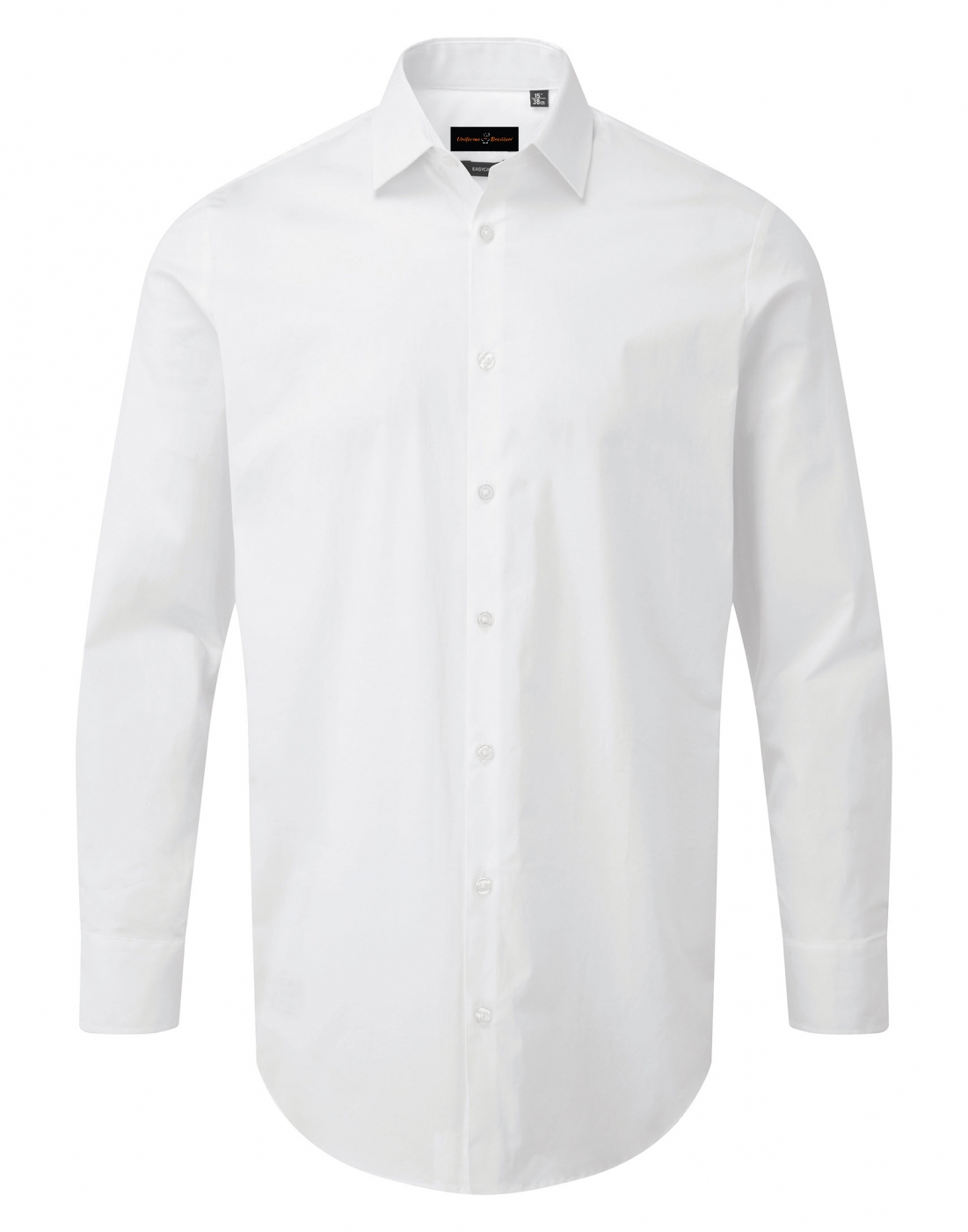 UniformeBucatari.ro - Camasa ospatar, cu guler drept, model slim fit, barbat