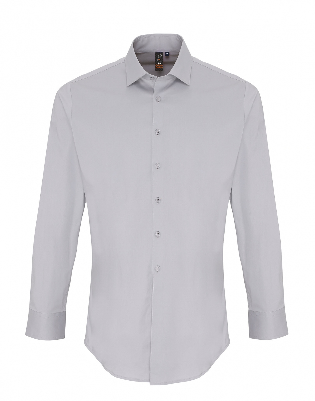 UniformeBucatari.ro - Camasa ospatar, cu guler drept, model slim fit, barbat