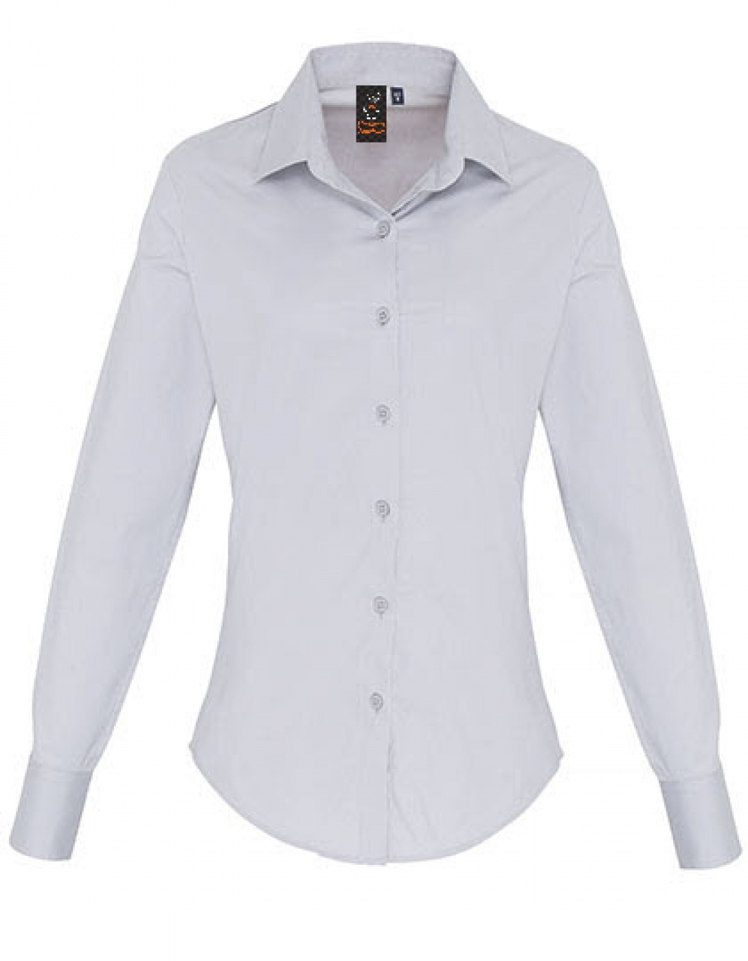 UniformeBucatari.ro - Camasa ospatar, cu guler drept, model stretch fit, dama