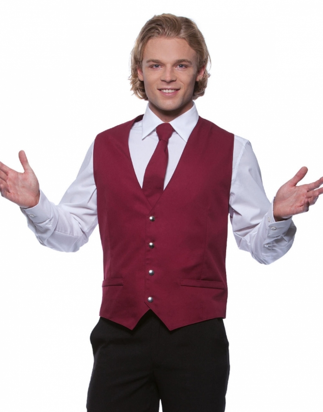 Uniforme Ospatari - Vesta ospatar | Model clasic cambrat de barbat