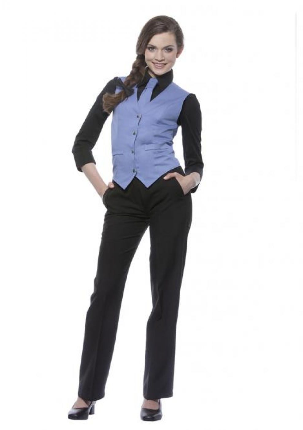 Uniforme Ospatari - Vesta ospatar | Model clasic cambrat de dama