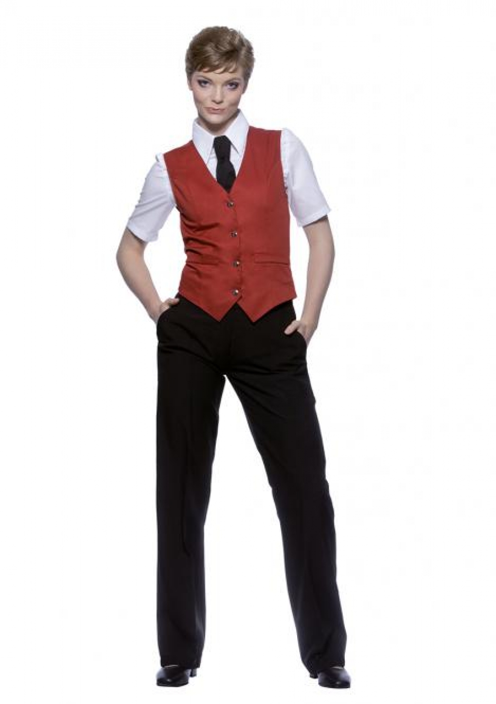 Uniforme Ospatari - Vesta ospatar | Model clasic cambrat de dama