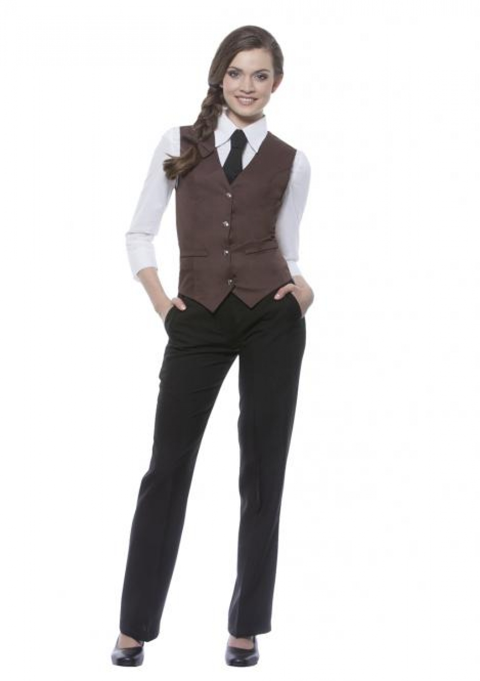 Uniforme Ospatari - Vesta ospatar | Model clasic cambrat de dama