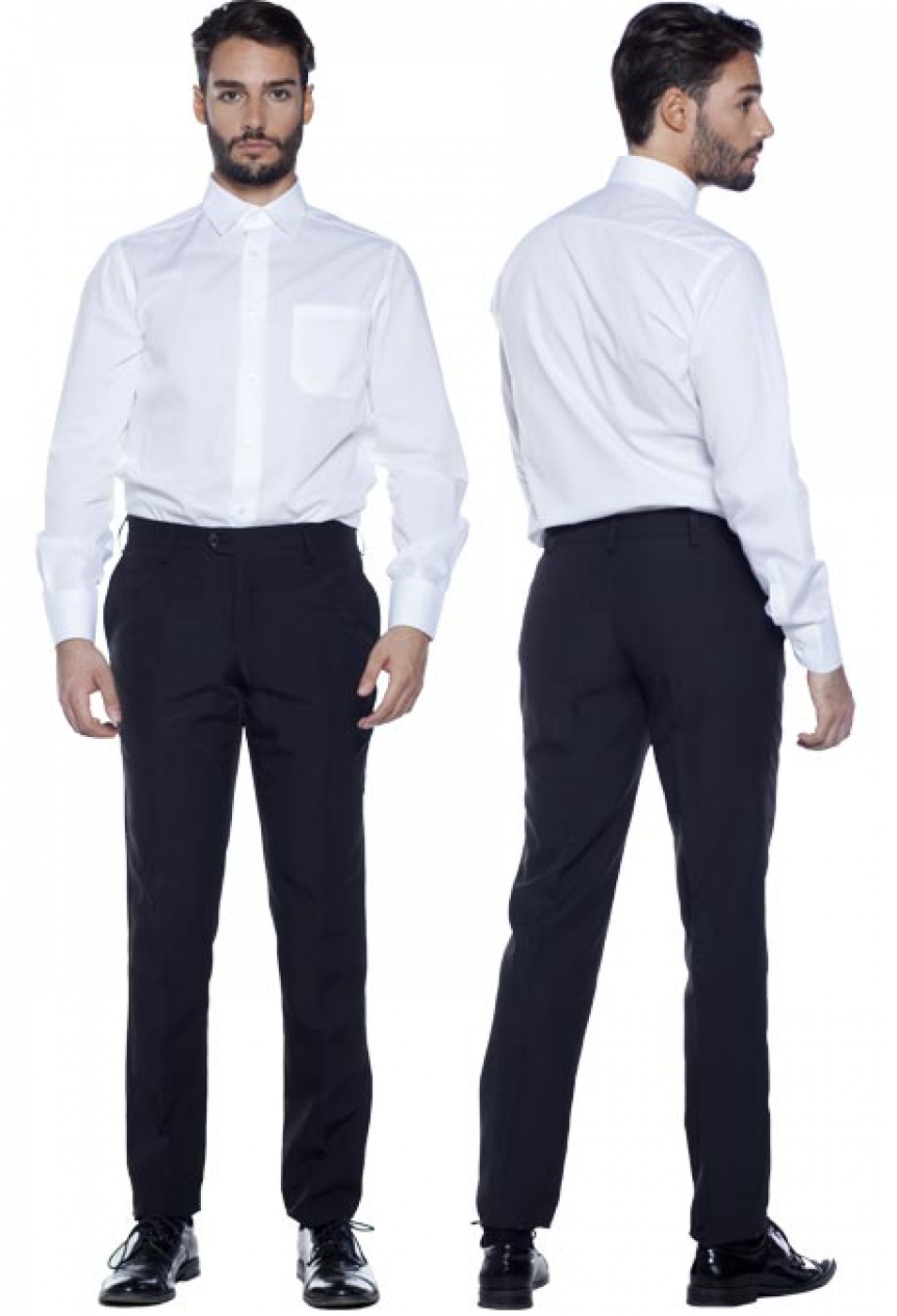 Uniforme Ospatari - Pantalon ospatar clasic din stofa cu 2 buzunare