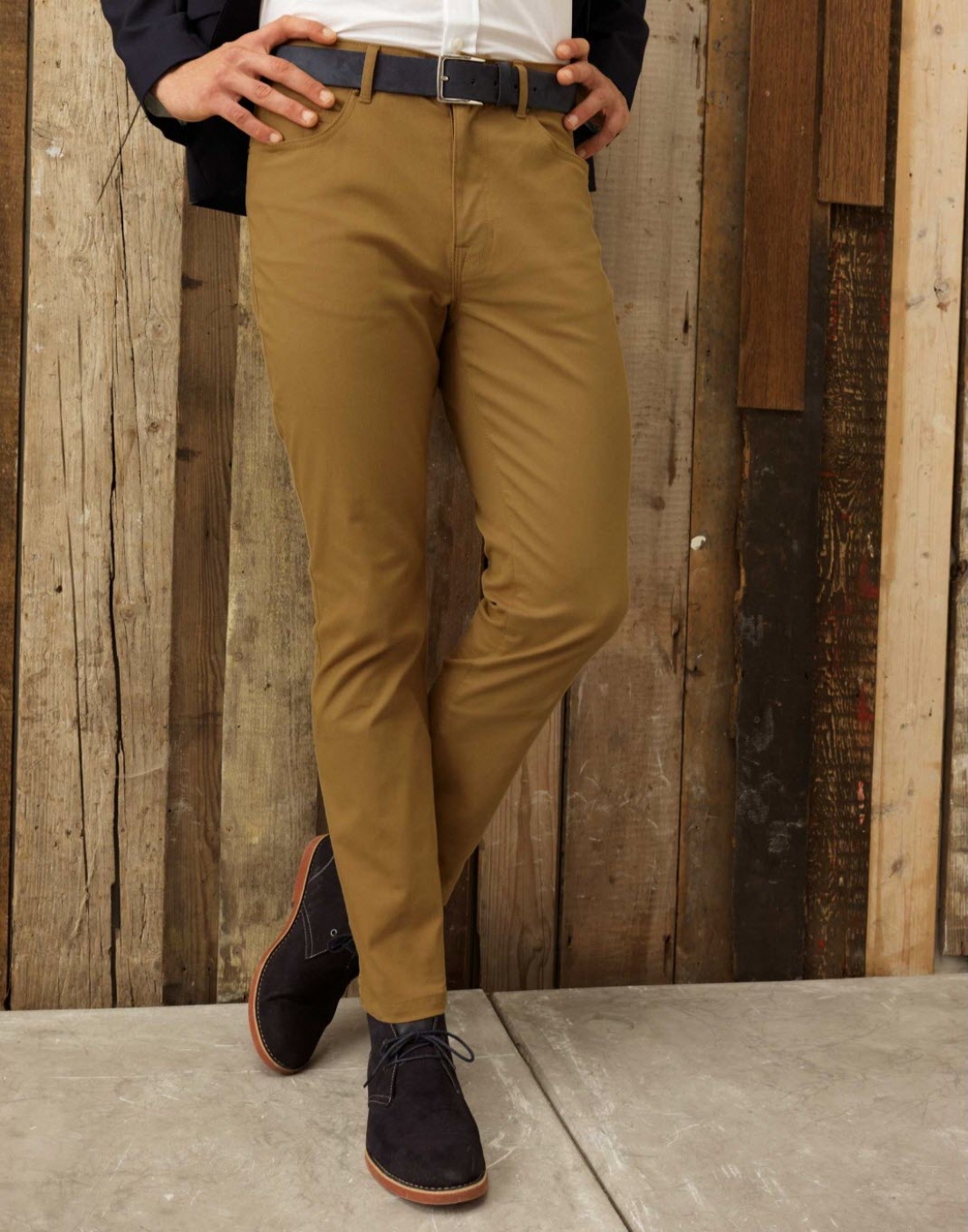 Uniforme Ospatari - Pantaloni ospatar, model chino clasic, de barbat