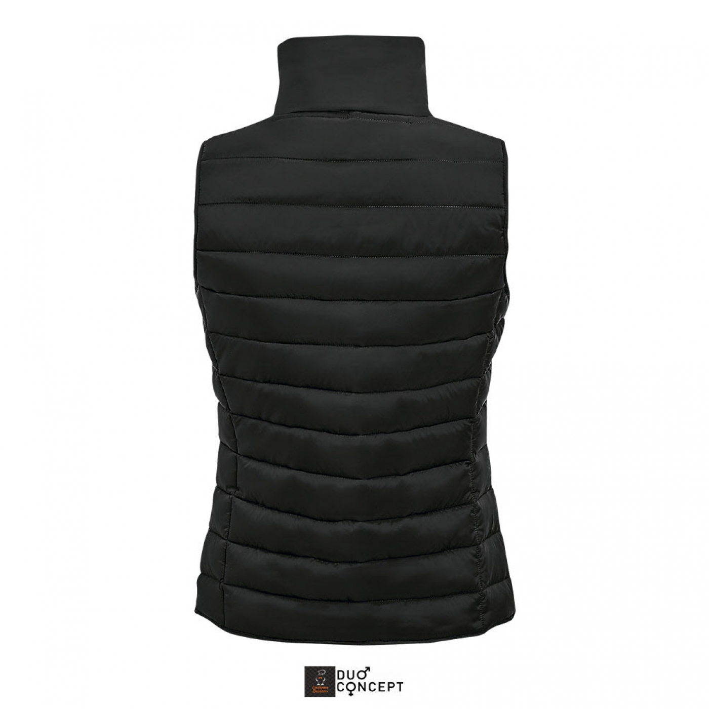 Uniforme Restaurant - Vesta ospatar, usoara din fas cu guler inalt, model dama