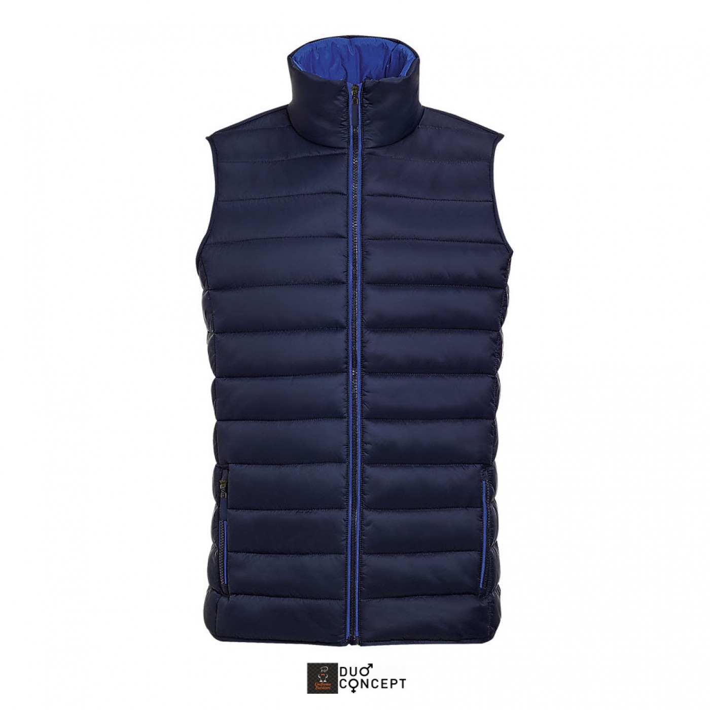 Uniforme Restaurant - Vesta ospatar, usoara din fas cu guler inalt, model barbat