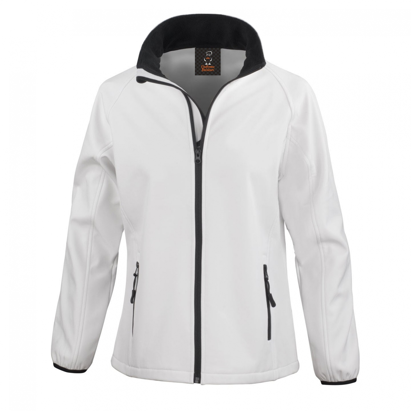 UniformeBucatari.ro - Jacheta ospatari, model softshell cu polar, pentru vreme rece, de dama