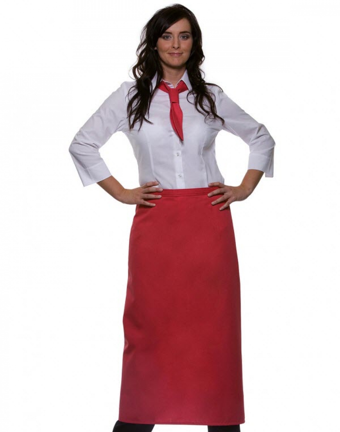 UniformeBucatari.ro - Sort ospatar barman, tip fusta, model lung, unisex