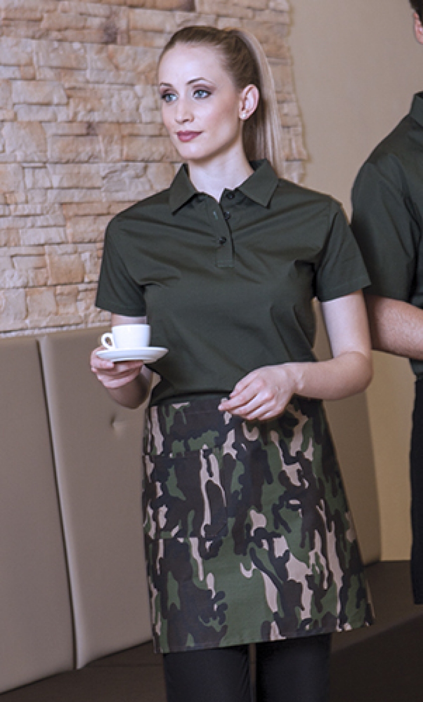 Uniforme Ospatari - Sort ospatar, model scurt, material camuflaj , unisex