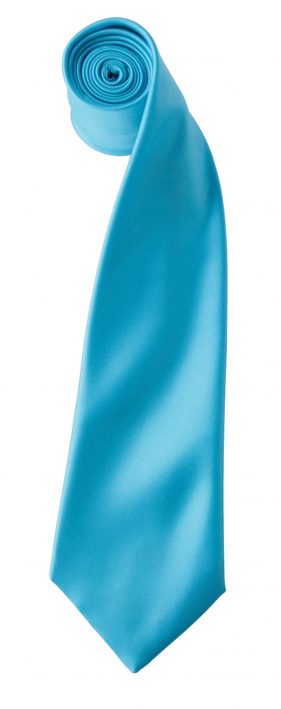 Uniforme Receptioneri - Cravata uni din satin lucios pentru receptioner hotel