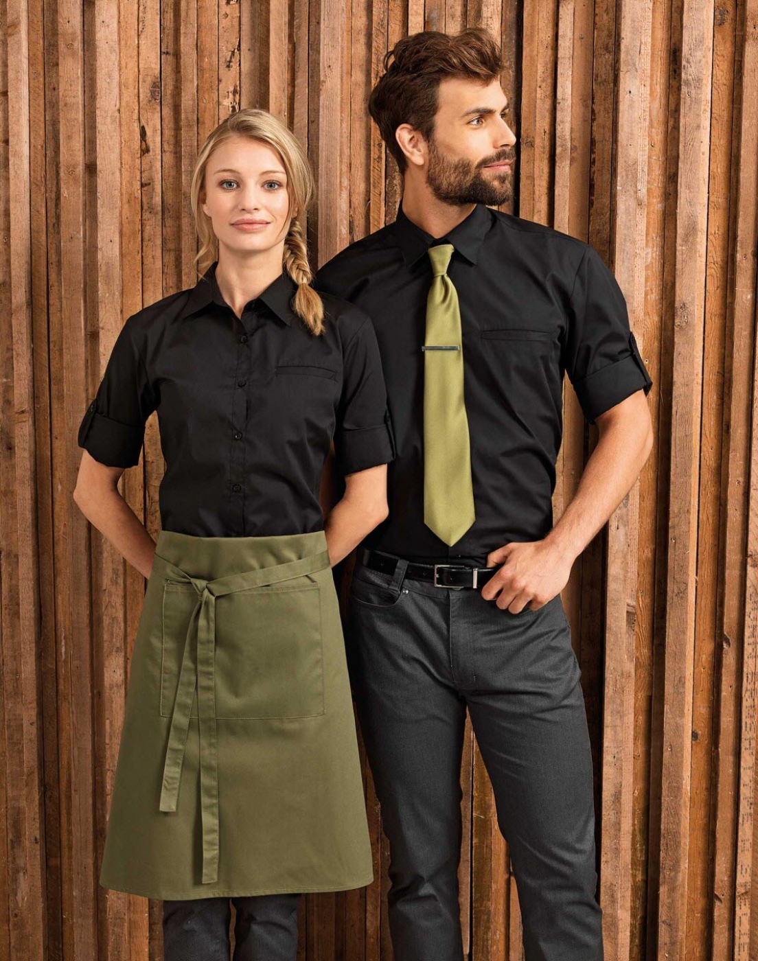 Uniforme Ospatari - Camasa ospatar, regular fit maneci reglabile, de barbat