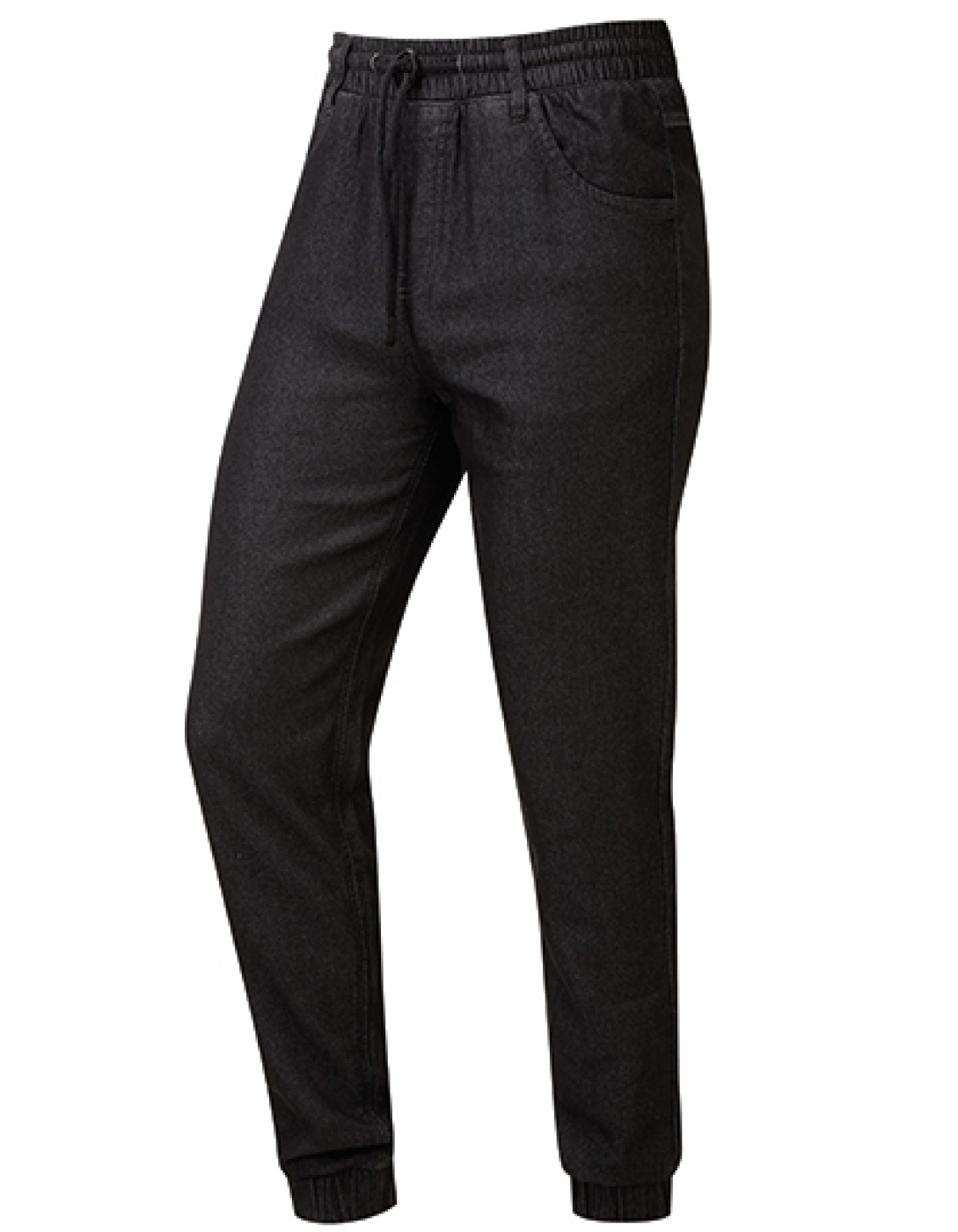 UniformeBucatari.ro - Pantalon bucatar, model jogger din demin - jeans, unisex
