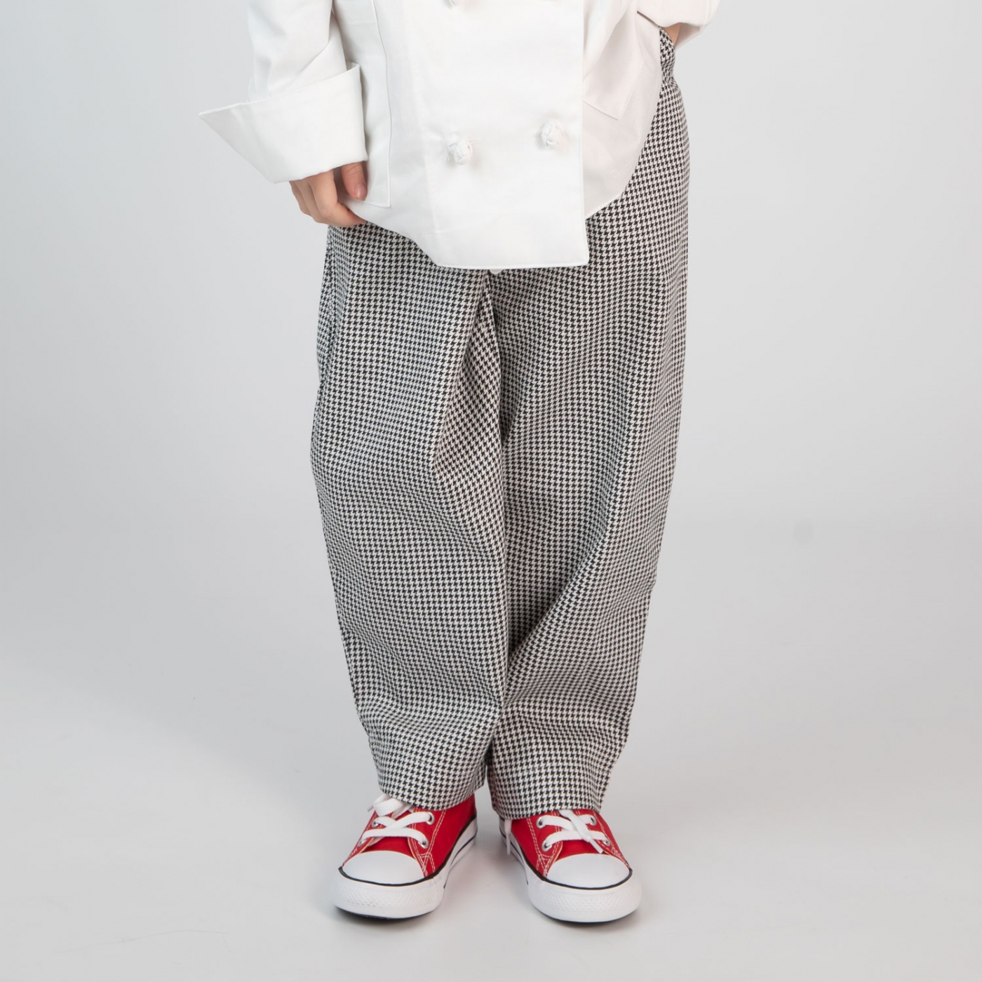 Costume Bucatari Copii  - Pantalon bucatar copil, model clasic cu elastic in talie