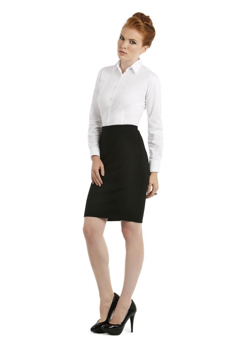 Uniforme Receptioneri - Camasa receptioner, model Premium cu maneca lunga, de dama