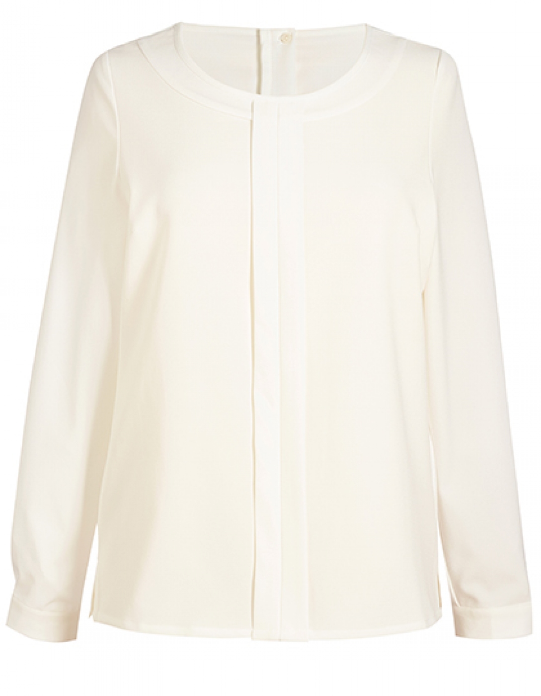 Uniforme Receptioneri - Bluza de dama cu maneca lunga, guler barcuta si fermoar la spate