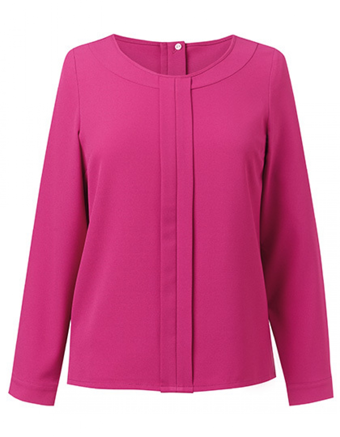 Uniforme Receptioneri - Bluza de dama, subtire cu maneca lunga, guler barcuta si fermoar la spate