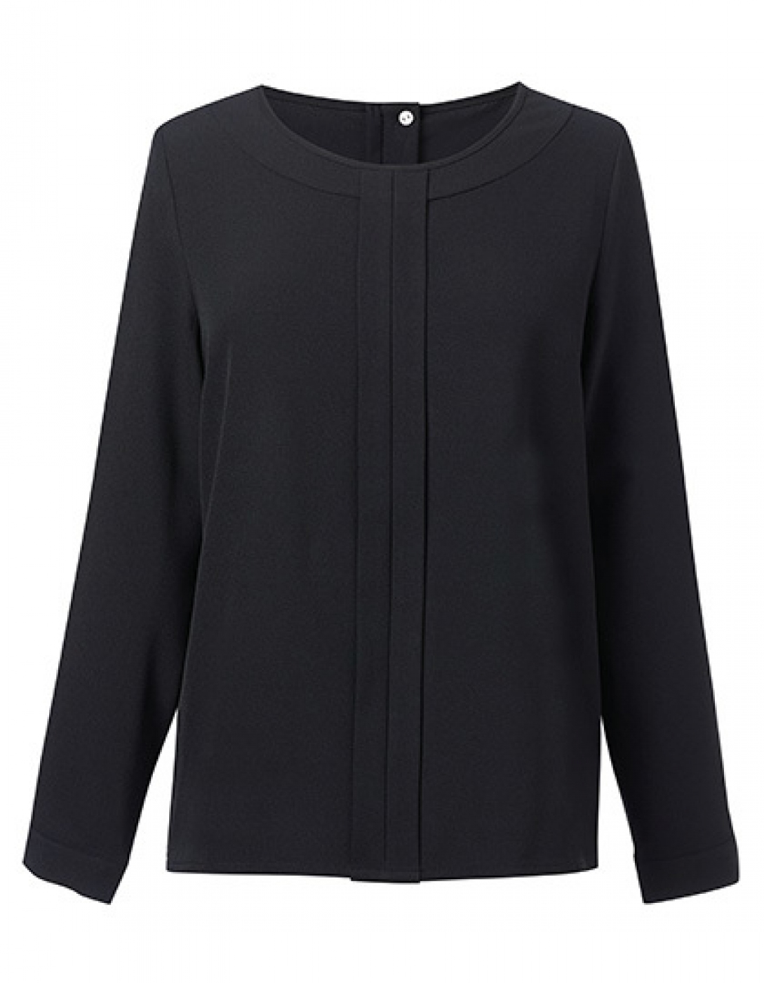 Uniforme Receptioneri - Bluza de dama, subtire cu maneca lunga, guler barcuta si fermoar la spate