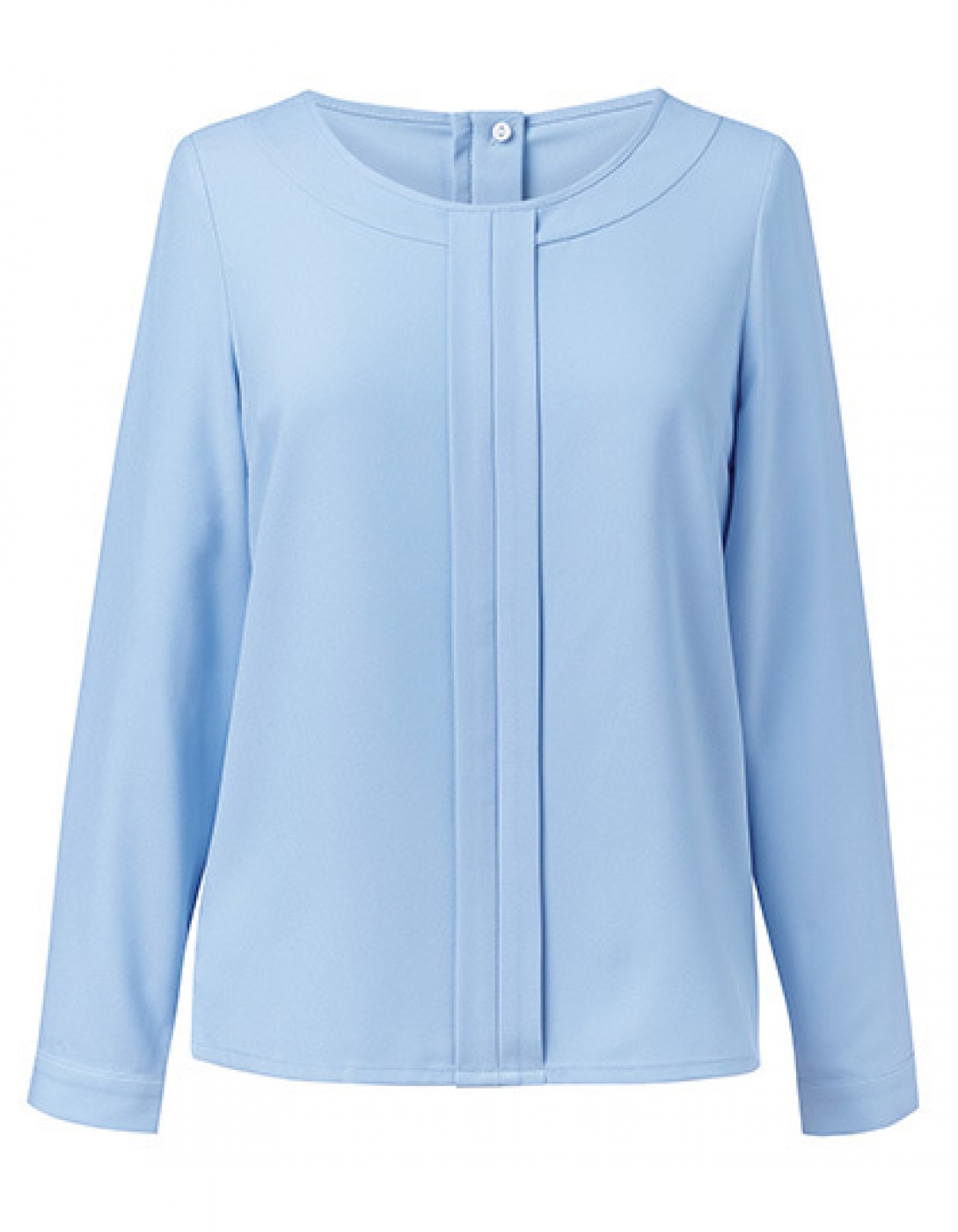 Uniforme Receptioneri - Bluza de dama, subtire cu maneca lunga, guler barcuta si fermoar la spate