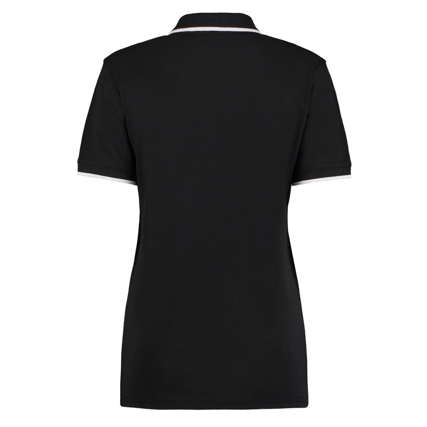 Uniforme Receptie Hotel - Tricou polo cu guler si maneci scurte contrast, dama