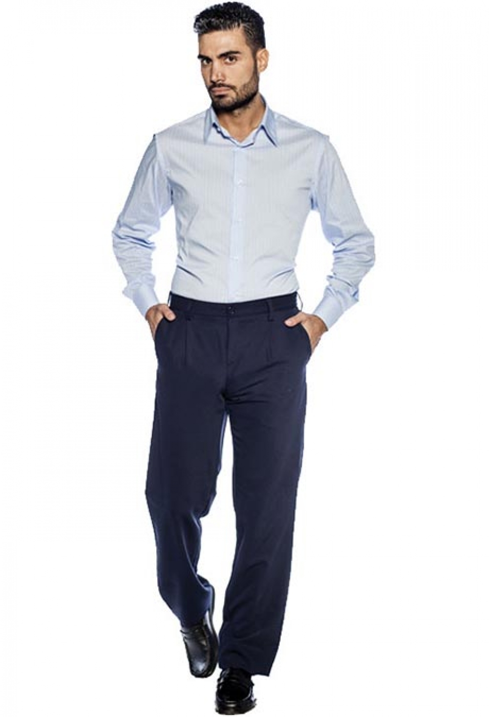 UniformeBucatari.ro - Pantalon receptioner model clasic din stofa de barbat