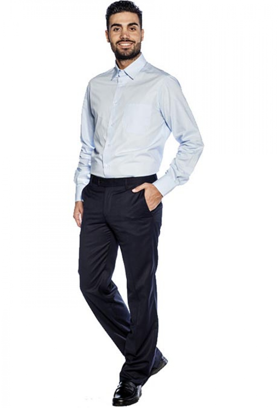 UniformeBucatari.ro - Pantalon receptioner model clasic din stofa de barbat