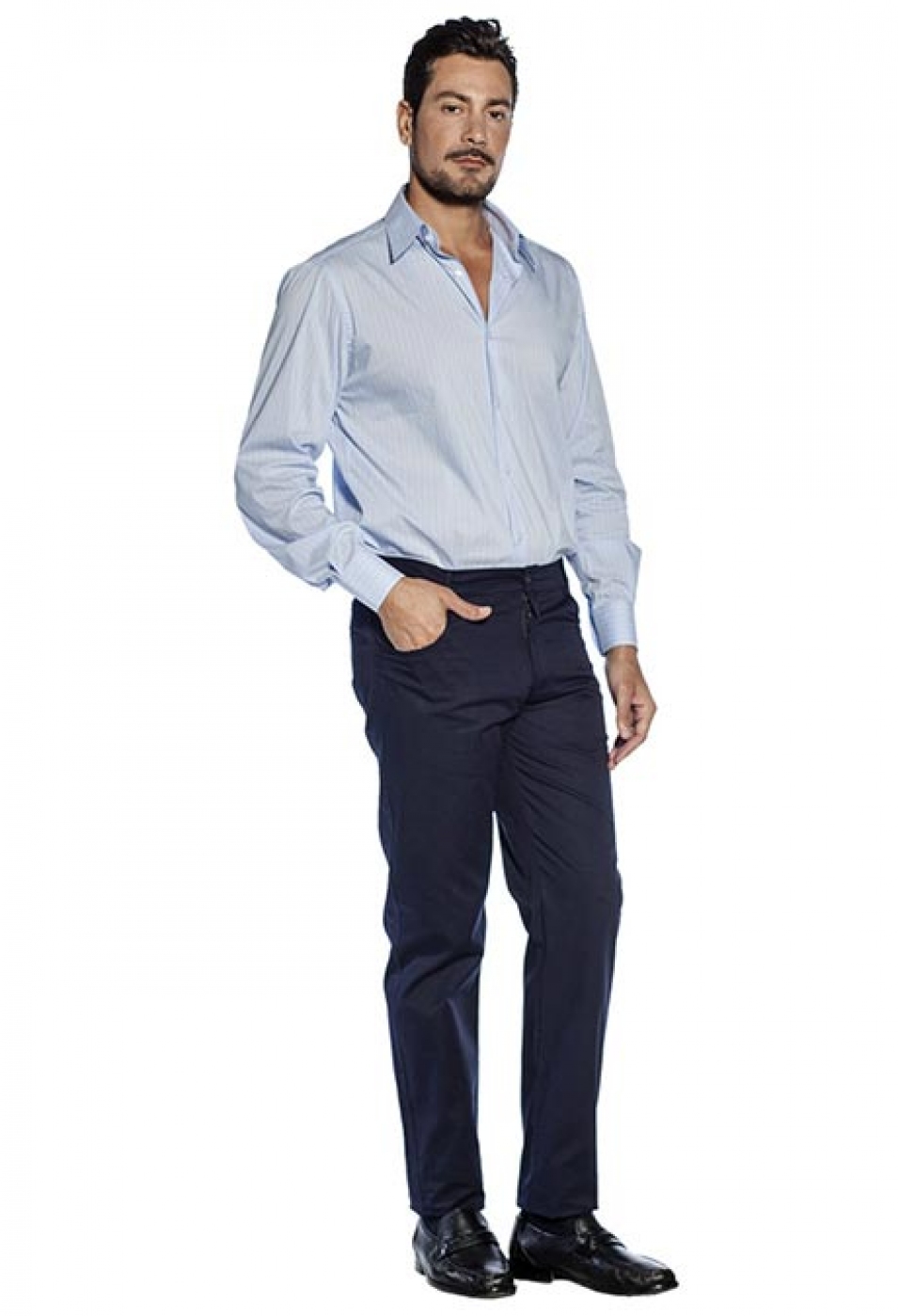 UniformeBucatari.ro - Pantalon receptioner model casual din bumbac de barbat