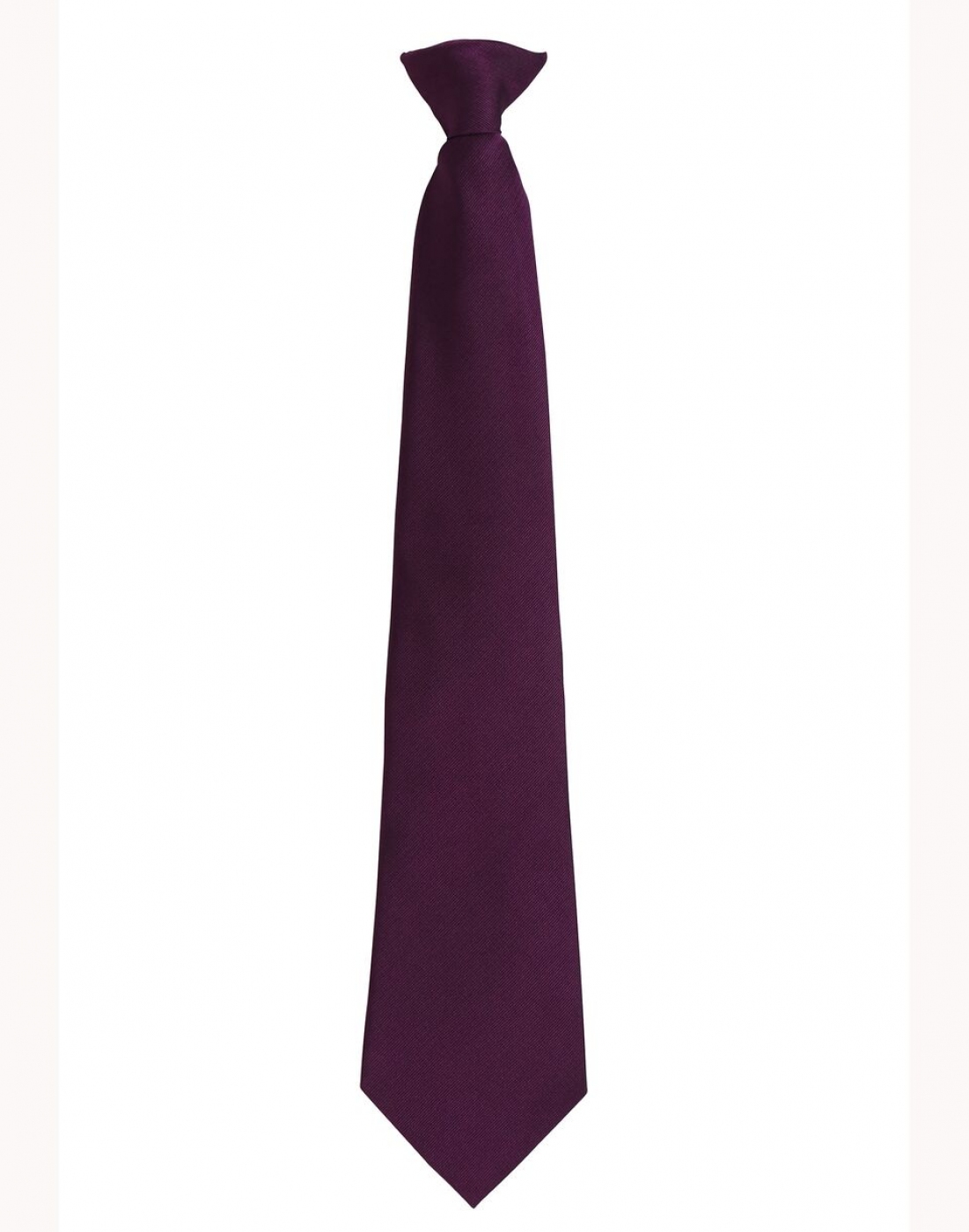 Uniforme Receptioneri - Cravata cu clip din satin mat pentru receptioner hotel