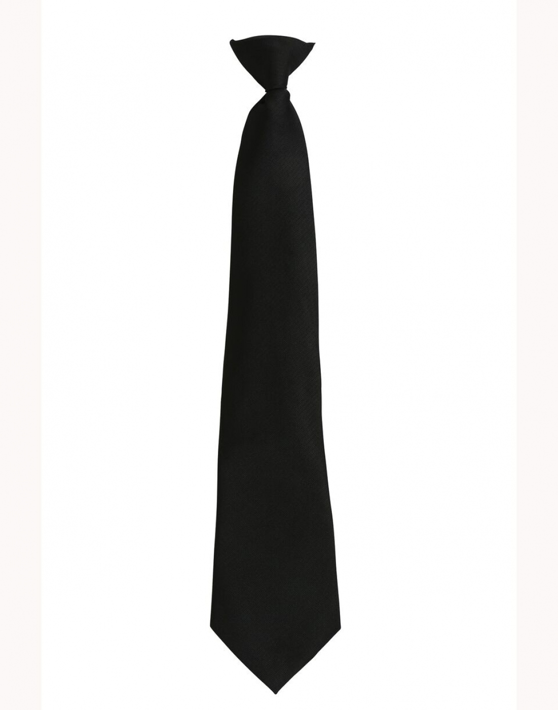 Uniforme Receptioneri - Cravata cu clip din satin mat pentru receptioner hotel