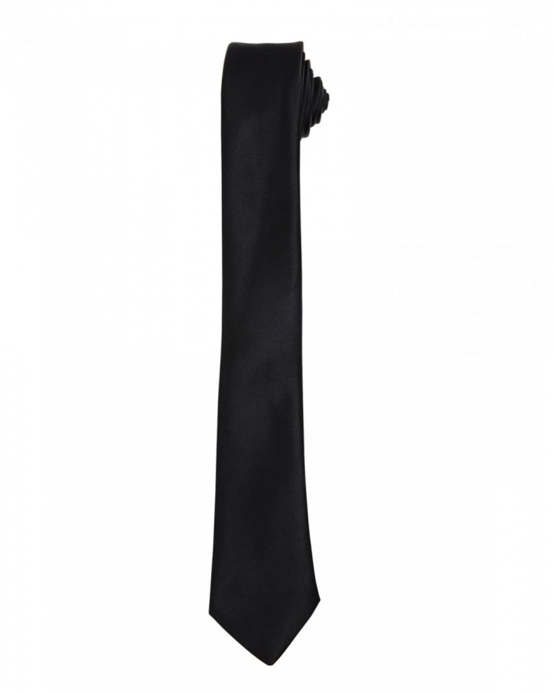 Uniforme Receptioneri - Cravata ingusta uni din satin pentru receptioner hotel