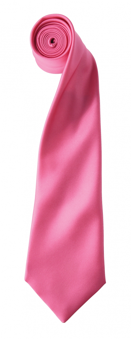 Uniforme Receptioneri - Cravata uni din satin lucios pentru receptioner hotel