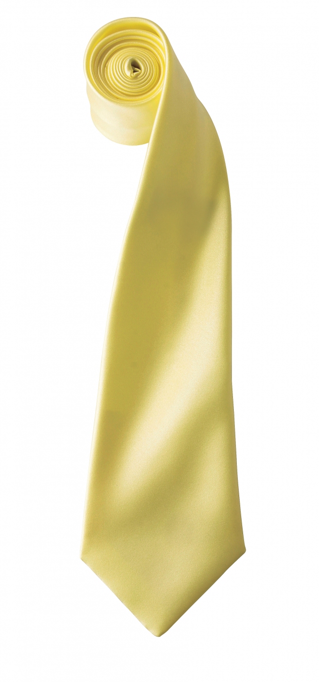 Uniforme Receptioneri - Cravata uni din satin lucios pentru receptioner hotel