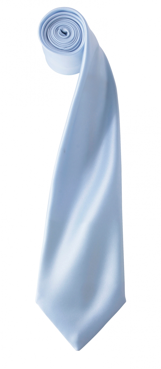 Uniforme Receptioneri - Cravata uni din satin lucios pentru receptioner hotel