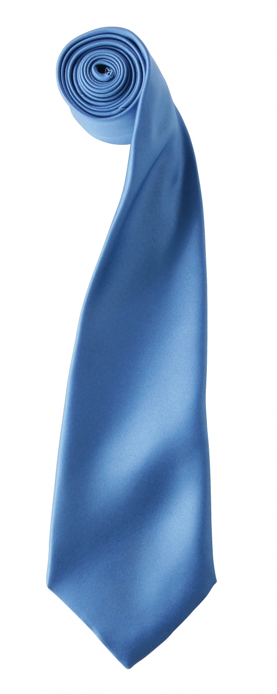Uniforme Receptioneri - Cravata uni din satin lucios pentru receptioner hotel