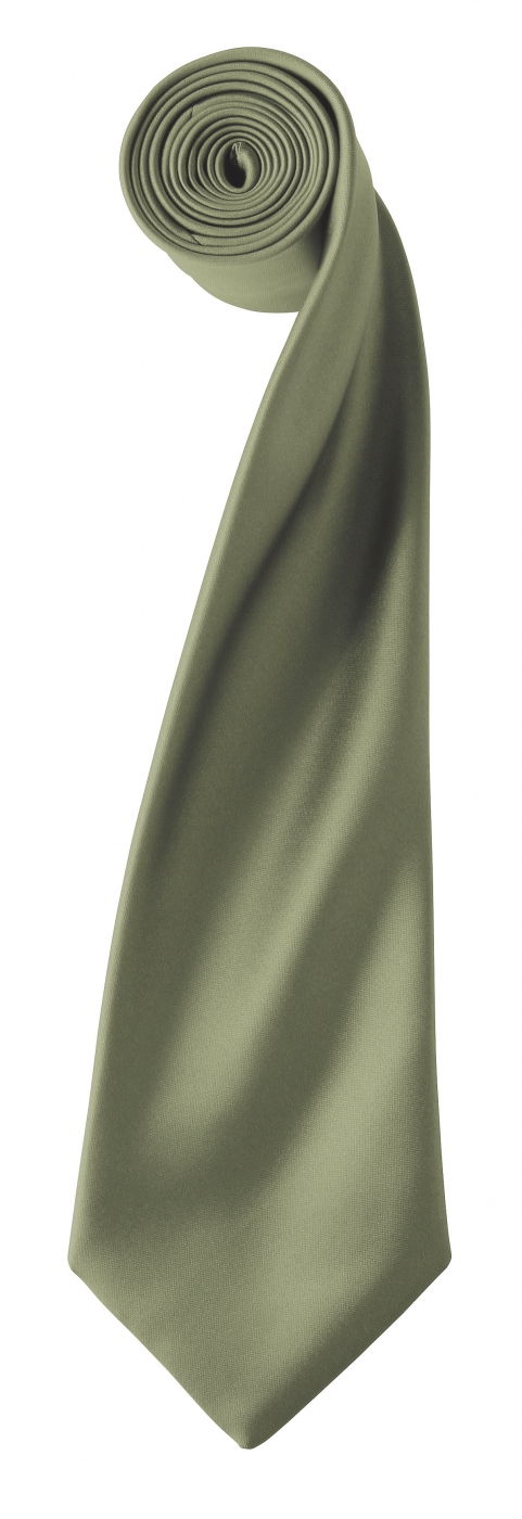 Uniforme Receptioneri - Cravata uni din satin lucios pentru receptioner hotel