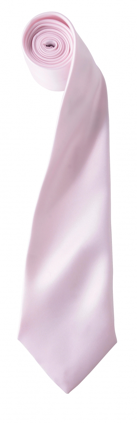 Uniforme Receptioneri - Cravata uni din satin lucios pentru receptioner hotel