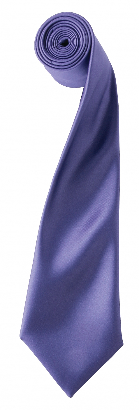 Uniforme Receptioneri - Cravata uni din satin lucios pentru receptioner hotel