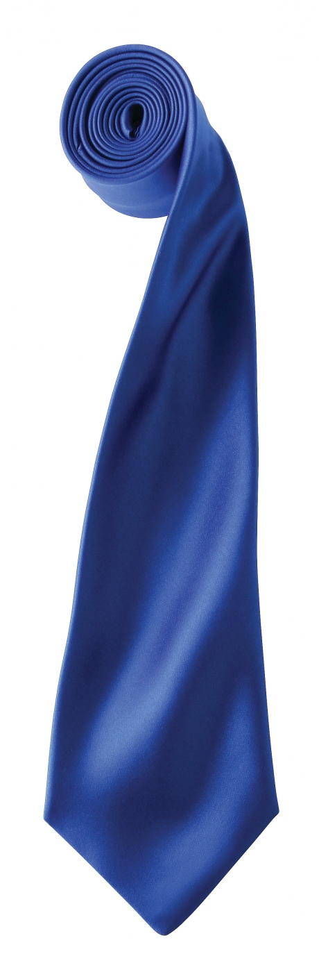 Uniforme Receptioneri - Cravata uni din satin lucios pentru receptioner hotel