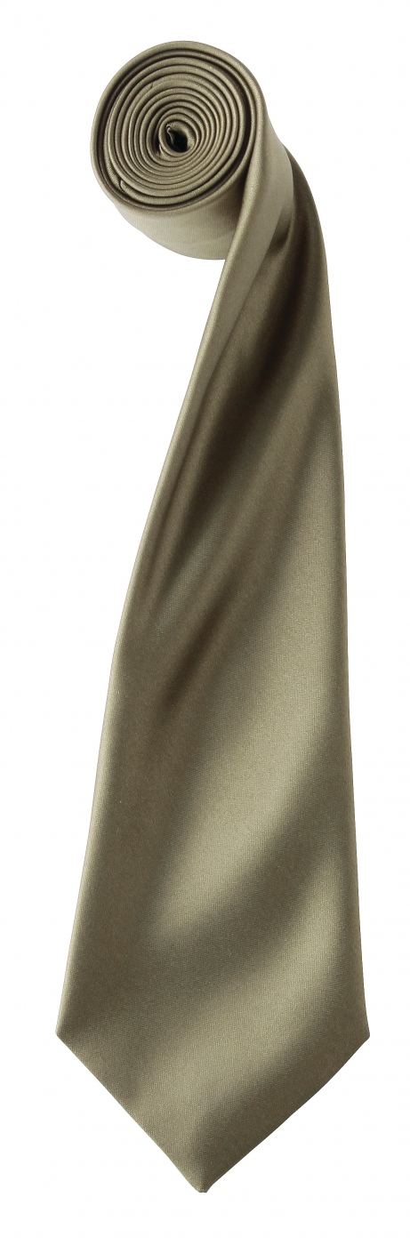 Uniforme Receptioneri - Cravata uni din satin lucios pentru receptioner hotel