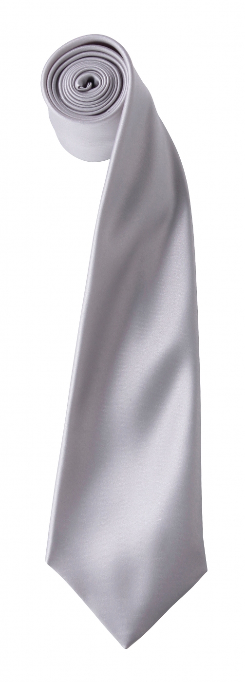 Uniforme Receptioneri - Cravata uni din satin lucios pentru receptioner hotel
